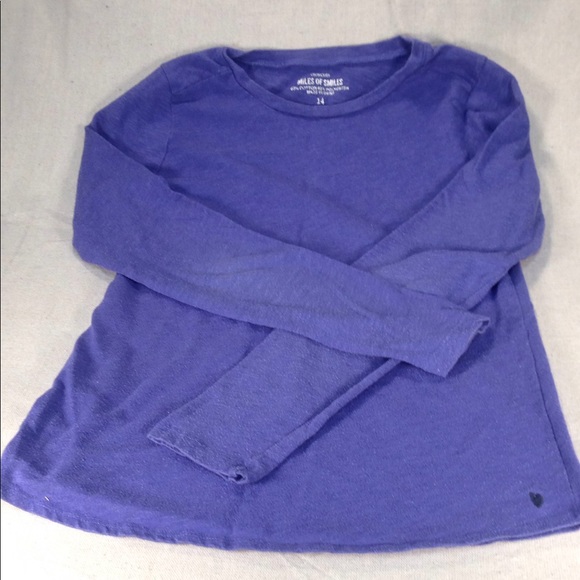 Crewcuts Long Sleeved Tee Heather Grape 14 - Picture 4 of 4